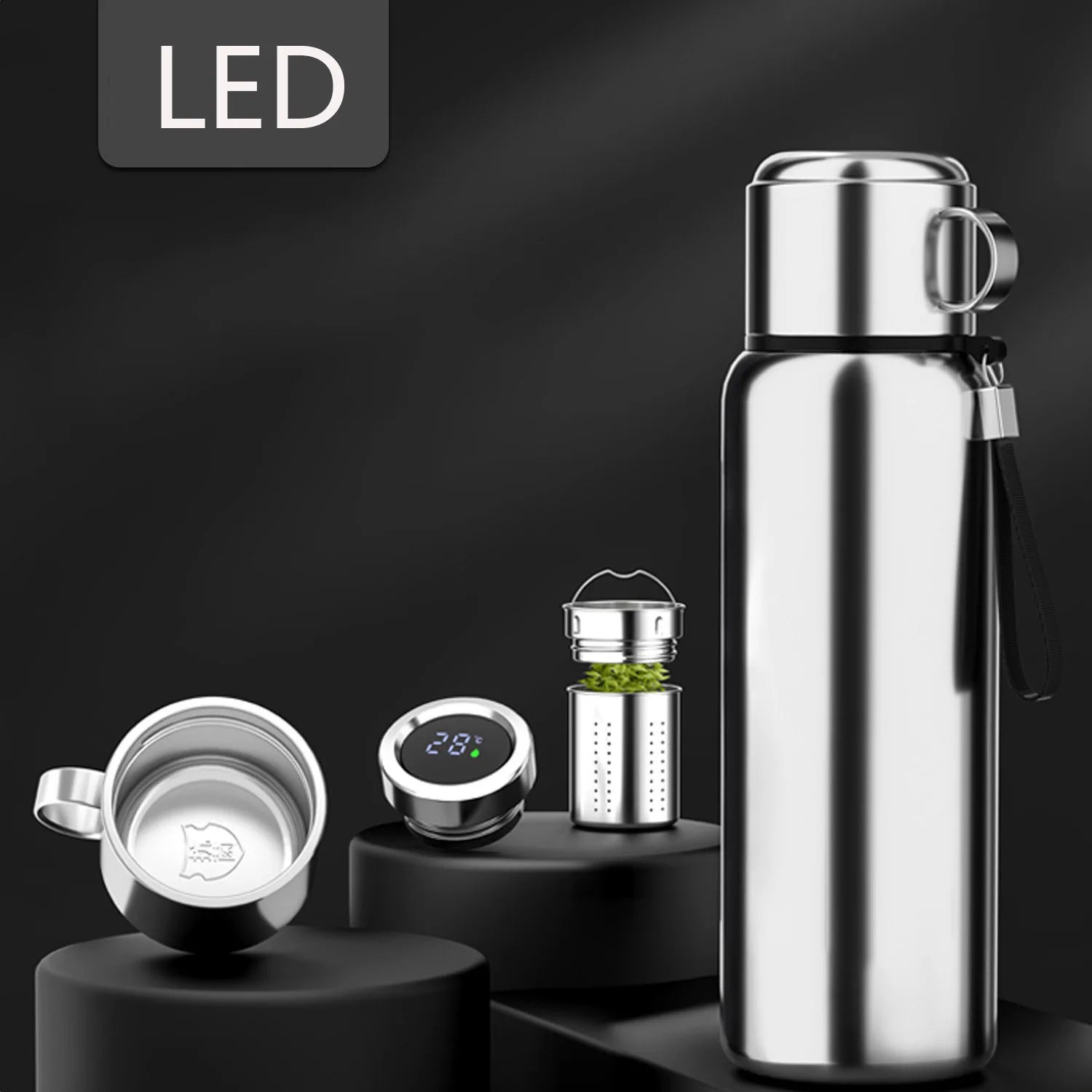 thermos avec infuseur integre affichage temperature 12l