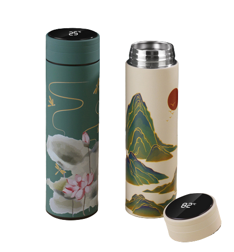 thermos avec temperature et filtre inox 450ml