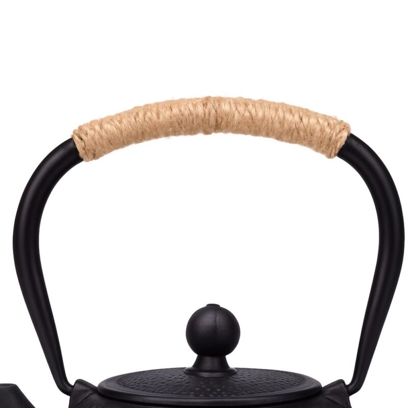 Théière en Fonte Maillage Japonais – Motif Texturé Moderne