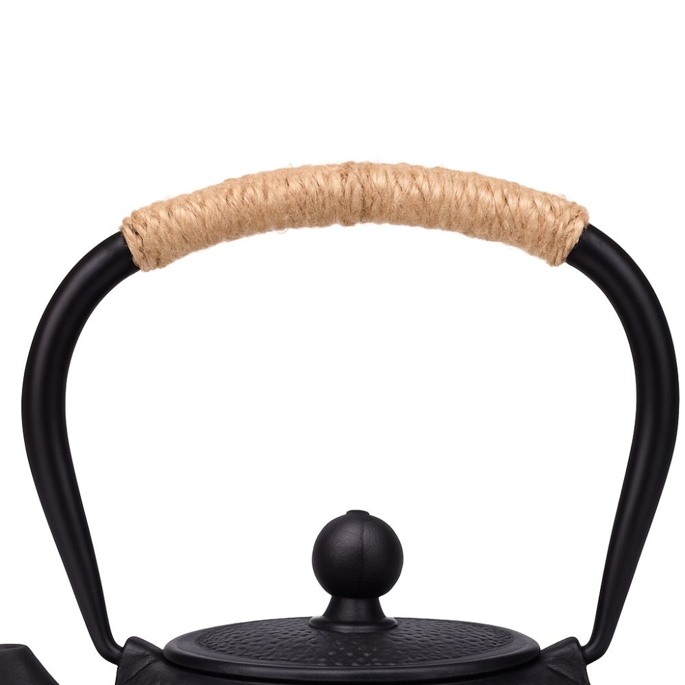 Théière en Fonte Maillage Japonais – Motif Texturé Moderne – Image 5
