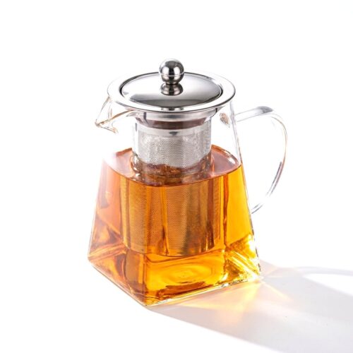 Théière Carrée en Verre 350-950ml